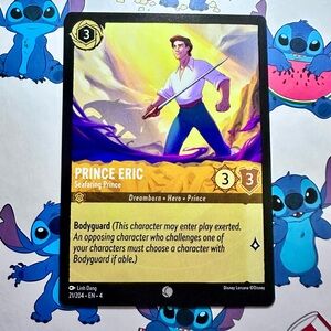 prince eric 21/204 [little mermaid] - common — disney lorcana: ursula’s return